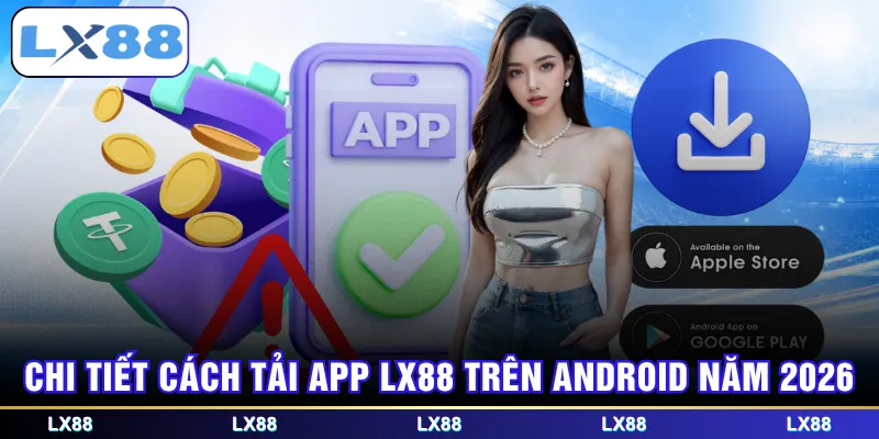 Chi tiết cách tải app LX88 trên Android năm 2026