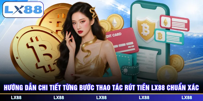 Hướng dẫn chi tiết từng bước thao tác rút tiền LX88 chuẩn xác